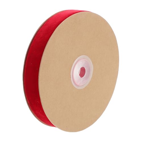 PartyKindom 1 Rolle Beflockungsband Gegenwärtig Wickeln Binden Geschenkband Zum Verpacken Der Party Heimgeschenkband Schleifenband Paketband Für Handwerk Partyband Packband Festival Rot Nylon PartyKindom 1 Rolle Beflockungsband Gegenwärtig Wickeln Binden Geschenkband Zum Verpacken Der Party Heimgeschenkband Schleifenband Paketband Für Handwerk Partyband Packband Festival Rot Nylon von PartyKindom