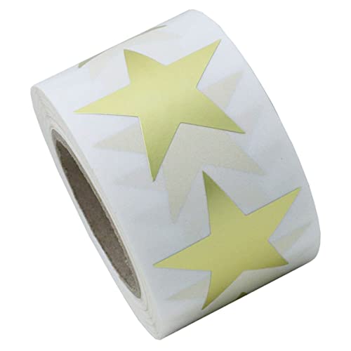 PartyKindom 1 Rolle Belohnungsaufkleber Selbstklebende Goldene Sternaufkleber für Dekoration für Schule Büro und Bastelprojekte PartyKindom 1 Rolle Belohnungsaufkleber Selbstklebende Goldene Sternaufkleber für Dekoration für Schule Büro und Bastelprojekte von PartyKindom