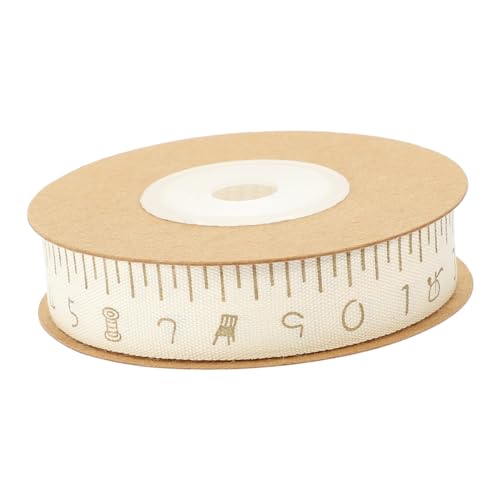 PartyKindom 1 Rolle DIY Baumwollband mit Maßstab Dekoratives Geschenkband für Handarbeiten zum Verpacken und Basteln Vielseitig Einsetzbar für Kreative Dekorationen PartyKindom 1 Rolle DIY Baumwollband mit Maßstab Dekoratives Geschenkband für Handarbeiten zum Verpacken und Basteln Vielseitig Einsetzbar für Kreative Dekorationen von PartyKindom