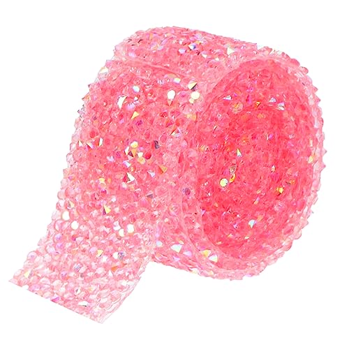 PartyKindom 1 Rolle Klebebohrer DIY-Kleidungszubehör selbstklebende Strassstreifen Strassband selbstklebend hochzeitsdeko wedding decoration Band-DIY-Material DIY-Diamantbandmaterial Glas Rosa PartyKindom 1 Rolle Klebebohrer DIY-Kleidungszubehör selbstklebende Strassstreifen Strassband selbstklebend hochzeitsdeko wedding decoration Band-DIY-Material DIY-Diamantbandmaterial Glas Rosa von PartyKindom