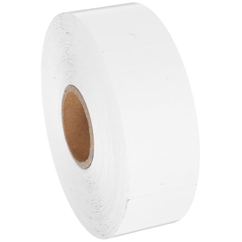 PartyKindom 1 Rolle Kleidungsetiketten Rolle Weiße Blanko Hangtags für DIY Projekte Hochwertige Papieretiketten für Modeeinzelhändler und Kreative Anwendungen von PartyKindom