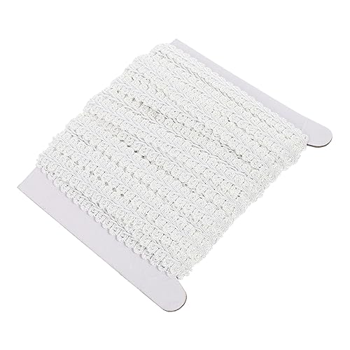 PartyKindom 1 Rolle Wellige Spitze Randband Strukturiertes Band Verzierungen Vorhänge Gardinenleiste Selber Machen Geflochten Stoffband Gimpengeflecht Trimmen Flechten Kanten Polyester Weiß PartyKindom 1 Rolle Wellige Spitze Randband Strukturiertes Band Verzierungen Vorhänge Gardinenleiste Selber Machen Geflochten Stoffband Gimpengeflecht Trimmen Flechten Kanten Polyester Weiß von PartyKindom
