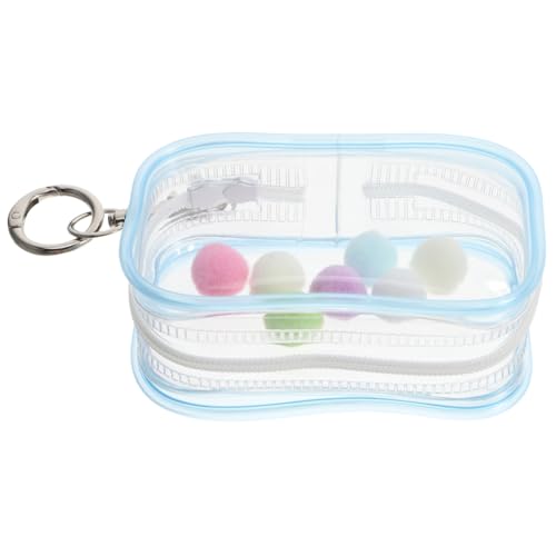 PartyKindom 1 Satz Babytasche Display-Box Puppen Aufbewahrung Organizer Aufbewahrung für Sammlerstücke klarer Taschenanhänger Schlüsselanhänger mit Figurenetui Plastik Blue PartyKindom 1 Satz Babytasche Display-Box Puppen Aufbewahrung Organizer Aufbewahrung für Sammlerstücke klarer Taschenanhänger Schlüsselanhänger mit Figurenetui Plastik Blue von PartyKindom