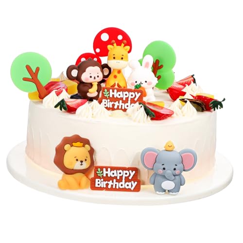 PartyKindom 1 Satz Kuchendekoration mit weichem Kleber geburtstagskuchen deko kuchen dekoration Dschungel-Babyparty-Dekorationen Kuchen -Topper Figuren Zoo Tiere Babyparty -Kuchen -Toper Junge PartyKindom 1 Satz Kuchendekoration mit weichem Kleber geburtstagskuchen deko kuchen dekoration Dschungel-Babyparty-Dekorationen Kuchen -Topper Figuren Zoo Tiere Babyparty -Kuchen -Toper Junge von PartyKindom