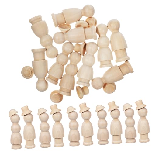 PartyKindom 1 Satz Puppen aus Holz Holzfiguren für Kunsthandwerk Holz Puppen unbemalte Peg-Puppen Leute pfeifen Anbindung gemacht einfache Peg-Leute unbemalte Pflockmenschen Lotusbaum Beige PartyKindom 1 Satz Puppen aus Holz Holzfiguren für Kunsthandwerk Holz Puppen unbemalte Peg-Puppen Leute pfeifen Anbindung gemacht einfache Peg-Leute unbemalte Pflockmenschen Lotusbaum Beige von PartyKindom