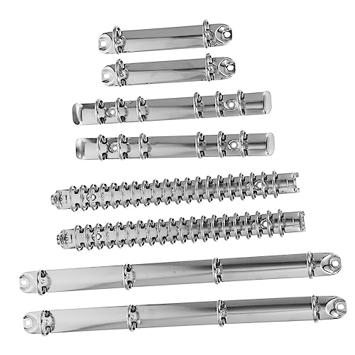 PartyKindom 1 Satz Ringbuch Mechanismus mit Metallringen Teiliges für Lose DIY Notizbuch Zubehör für Büro und Planung von PartyKindom