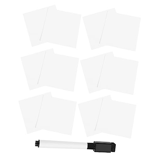 PartyKindom 1 Satz Selbstklebende Notizen Set Wasserwaschbare Haftnotizen Wiederverwendbare Index Tabs für Büro und Studium Praktische Klebezettel für Bücher und Dokumente von PartyKindom