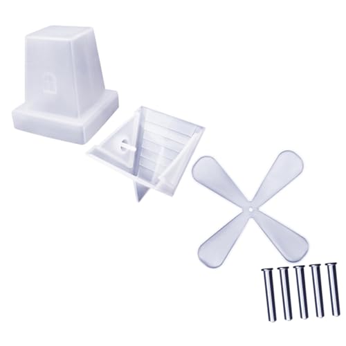 PartyKindom 1 Satz Silikon Rotations Windmühlenform Einfache DIY Gießform für Garten und Tischdekoration Zubehörteilen für Kreative Projekte von PartyKindom