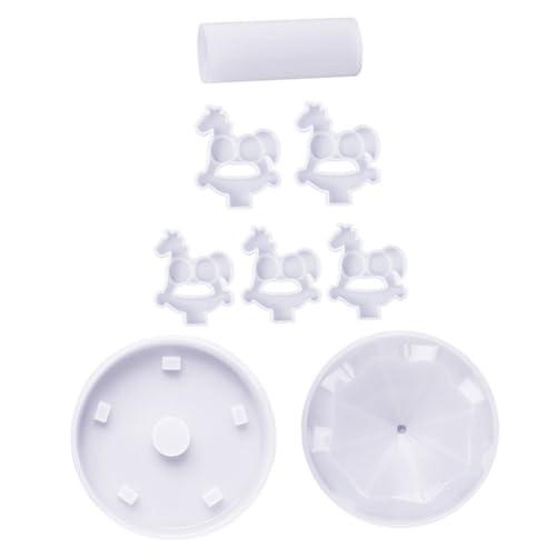 PartyKindom 1 Satz Silikonform für Drehkarussell DIY Epoxidharz Gießform für Einzigartige Dekoration für Bastelprojekte und Flexibles und Langlebiges Material von PartyKindom