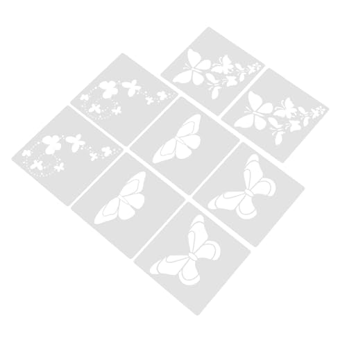 PartyKindom 1 Satz Teiliges Diy Schablonen Für Schmetterlingsmalerei Wiederverwendbare Malvorlagen Für Erwachsene Für Scrapbooking Und Kreative Bastelprojekte 8 Stück PartyKindom 1 Satz Teiliges Diy Schablonen Für Schmetterlingsmalerei Wiederverwendbare Malvorlagen Für Erwachsene Für Scrapbooking Und Kreative Bastelprojekte 8 Stück von PartyKindom