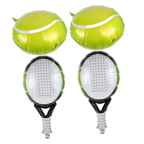 PartyKindom 1 Satz Tennisballon Tennisschläger-ballon- Partyzubehör Zum Thema Tennis Sport Partyzubehör Für Jungengeburtstage Luftballons Tennis-party-folienballon Groß Led Aluminiumfolie PartyKindom 1 Satz Tennisballon Tennisschläger-ballon- Partyzubehör Zum Thema Tennis Sport Partyzubehör Für Jungengeburtstage Luftballons Tennis-party-folienballon Groß Led Aluminiumfolie von PartyKindom