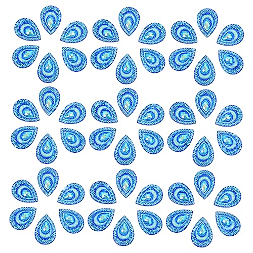 PartyKindom 1 Satz Tropfenförmiger Dekorativer Diamant Träne Strasssteine nähen Tropfen Strass Fallen Cabochon Verzierungen Für Das Handwerk Dekorativer Schmuck Harz Blue PartyKindom 1 Satz Tropfenförmiger Dekorativer Diamant Träne Strasssteine nähen Tropfen Strass Fallen Cabochon Verzierungen Für Das Handwerk Dekorativer Schmuck Harz Blue von PartyKindom