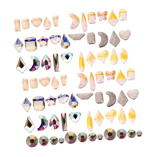 PartyKindom 1 Schachtel Nagelsteine Fächer Unregelmäßige Strasssteine Bunte Nagelverzierung Nail Art Charms für Gel und Naturnägel Kreative Nageldekoration PartyKindom 1 Schachtel Nagelsteine Fächer Unregelmäßige Strasssteine Bunte Nagelverzierung Nail Art Charms für Gel und Naturnägel Kreative Nageldekoration von PartyKindom
