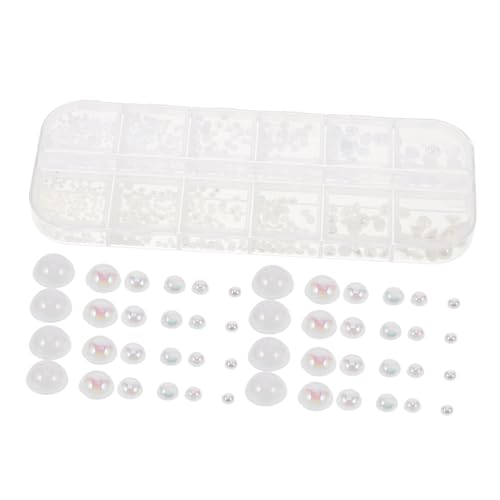 PartyKindom 1 Schachtel Nail Art Perlen Mix Fach Box Halbkreis Flatback Flat Beads Nageldekoration für Acrylnägel DIY Nageldesign Zubehör Hochglänzend Vielseitig für Partys Hochzeiten und PartyKindom 1 Schachtel Nail Art Perlen Mix Fach Box Halbkreis Flatback Flat Beads Nageldekoration für Acrylnägel DIY Nageldesign Zubehör Hochglänzend Vielseitig für Partys Hochzeiten und von PartyKindom