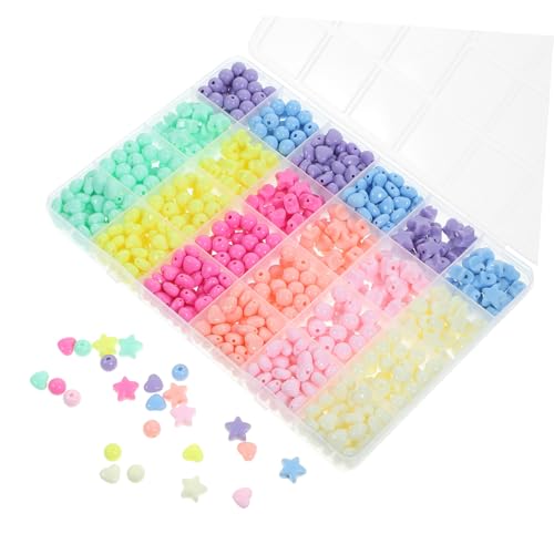 PartyKindom 1 Schachtel Teiliges Acryl perlen Bunte DIY Schmuckperlen mit Herz Sternformen Kleine Spacer perlen für Armbänder Halsketten und Bastelprojekte Vielseitig und Einfach zu Fädeln PartyKindom 1 Schachtel Teiliges Acryl perlen Bunte DIY Schmuckperlen mit Herz Sternformen Kleine Spacer perlen für Armbänder Halsketten und Bastelprojekte Vielseitig und Einfach zu Fädeln von PartyKindom