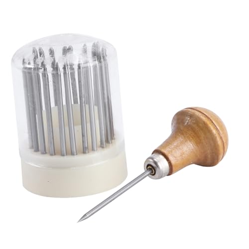 PartyKindom 1 Schachtel Teiliges Ergonomische Perlen Einlage Nadeln für Schmuckherstellung Diamantsteinfasser Werkzeug Holz und Gusseisen für Präzise Gravuren und Edelsteinmontage PartyKindom 1 Schachtel Teiliges Ergonomische Perlen Einlage Nadeln für Schmuckherstellung Diamantsteinfasser Werkzeug Holz und Gusseisen für Präzise Gravuren und Edelsteinmontage von PartyKindom