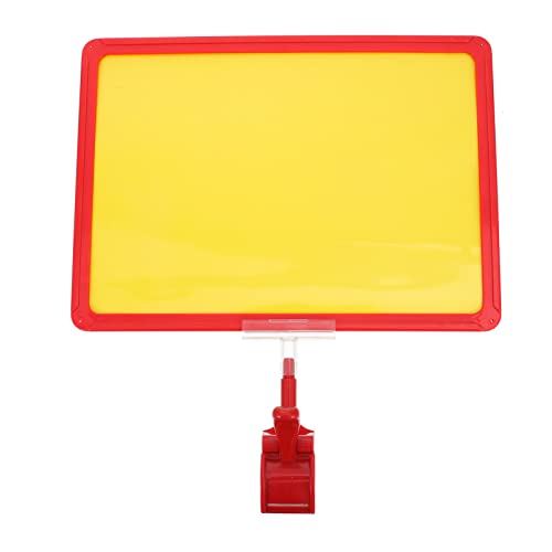PartyKindom 1 Set A4 Clip Marktschilder Für Einzelhandelsetiketten Display Warenschild Schild Einzelhandelsdisplay Doppelseitiges Beschilderungsschild Mit Clip Etikettenclip Rotes Abs PartyKindom 1 Set A4 Clip Marktschilder Für Einzelhandelsetiketten Display Warenschild Schild Einzelhandelsdisplay Doppelseitiges Beschilderungsschild Mit Clip Etikettenclip Rotes Abs von PartyKindom