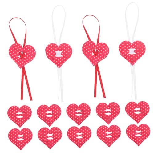PartyKindom 1 Set Band Mit Herzmuster, Liebesherz, Süßigkeiten-charm, Blumenband, Diy-schmuckanhänger Für Valentinstag, Hochzeitsfeier-dekorationen Und Kreative Bastelprojekte PartyKindom 1 Set Band Mit Herzmuster, Liebesherz, Süßigkeiten-charm, Blumenband, Diy-schmuckanhänger Für Valentinstag, Hochzeitsfeier-dekorationen Und Kreative Bastelprojekte von PartyKindom