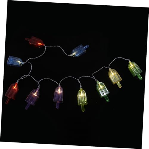 PartyKindom 1.5M LED Eiscreme Form Lichterkette mit Leds Batteriebetriebene Dekoleuchte für Kinderzimmer Hochzeiten Partys und Feiertage Sicher für Innenräume PartyKindom 1.5M LED Eiscreme Form Lichterkette mit Leds Batteriebetriebene Dekoleuchte für Kinderzimmer Hochzeiten Partys und Feiertage Sicher für Innenräume von PartyKindom