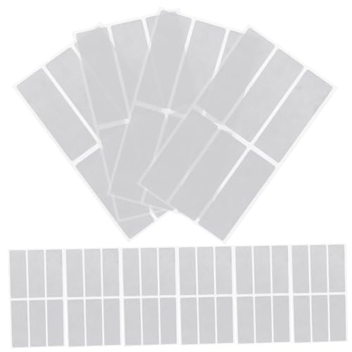 PartyKindom 10 Blatt Beschreibbare Etiketten Selbstklebende Aufkleber für Büro Küche und Zuhause Vielseitige Sticker für Organisation und Kennzeichnung pro Packung Weiße Designs von PartyKindom