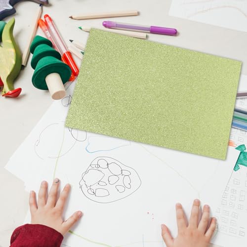 PartyKindom 10 Blatt Glitzerpapier Bastelpapier Glitzerkarton Flexible Leicht zu Schneiden für DIY Kartenherstellung Schul Heimdekoration für Kinderhandwerk PartyKindom 10 Blatt Glitzerpapier Bastelpapier Glitzerkarton Flexible Leicht zu Schneiden für DIY Kartenherstellung Schul Heimdekoration für Kinderhandwerk von PartyKindom