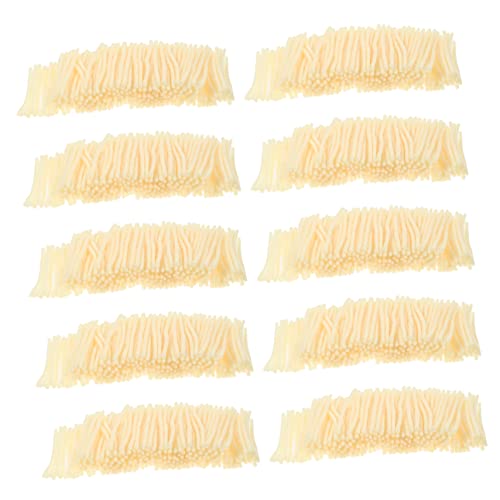 PartyKindom 10 Rollen Teppichstickstätte Set Diy Knüpfgarn Teppichgarn Häkeln Wolle Zum Einhaken Von Teppichen Getufteter Teppich Stickerei Hakenteppichgarn Acryl Beige von PartyKindom