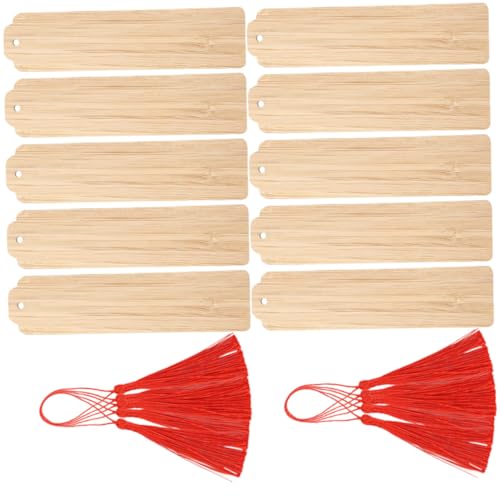 PartyKindom 10 Sätze Holz Lesezeichen Selbstgestalten Blanko Page Marker Dünn Einlegen Handgefertigte Diy Hängeetiketten Geeignet für Bücher Scrapbooking Basteln und Dekoration PartyKindom 10 Sätze Holz Lesezeichen Selbstgestalten Blanko Page Marker Dünn Einlegen Handgefertigte Diy Hängeetiketten Geeignet für Bücher Scrapbooking Basteln und Dekoration von PartyKindom