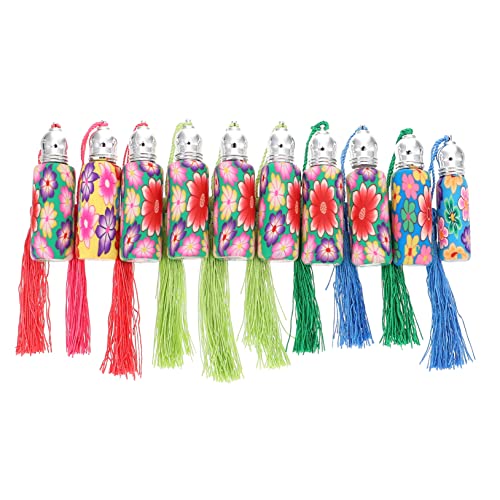 PartyKindom 10 Stück Duftöl Rollerflaschen Quaste Nachfüllbare Aromatherapie Behälter für Reisen Auslaufsicher für Ätherische Öle und Diy Düfte Zufällige Farbe PartyKindom 10 Stück Duftöl Rollerflaschen Quaste Nachfüllbare Aromatherapie Behälter für Reisen Auslaufsicher für Ätherische Öle und Diy Düfte Zufällige Farbe von PartyKindom