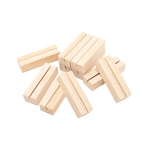 PartyKindom 10 Stück Kartenhalter aus Holz rustikaler Kartenständer Gegenwärtig Inhaber mehrere Schreibtisch Tischbildhalter Foto Display Ständer Kartenhalter platzieren Memohalter hölzern PartyKindom 10 Stück Kartenhalter aus Holz rustikaler Kartenständer Gegenwärtig Inhaber mehrere Schreibtisch Tischbildhalter Foto Display Ständer Kartenhalter platzieren Memohalter hölzern von PartyKindom