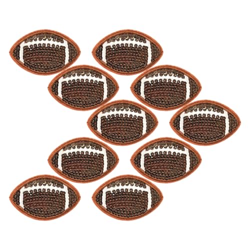 PartyKindom 10 Stück Rugby Patches Aufbügeln mit Pailletten und Stickerei Dekorative Applikationen für Kleidung Hüte und Jeans für und Diy Projekte PartyKindom 10 Stück Rugby Patches Aufbügeln mit Pailletten und Stickerei Dekorative Applikationen für Kleidung Hüte und Jeans für und Diy Projekte von PartyKindom