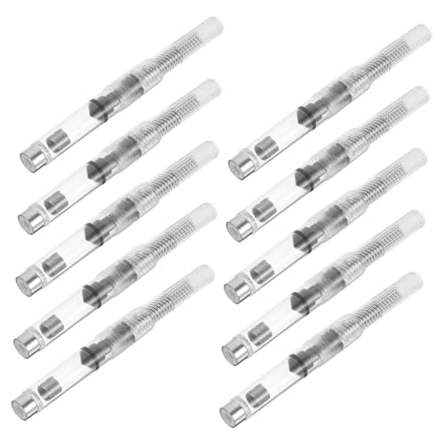 PartyKindom 10 Stück Stahlfeder Füller Tinten mit Drehmechanismus Präziser Tintenfluss Wiederbefüllbar Kompatibel mit Meisten Füllfederhaltern für Büro Schule Reise PartyKindom 10 Stück Stahlfeder Füller Tinten mit Drehmechanismus Präziser Tintenfluss Wiederbefüllbar Kompatibel mit Meisten Füllfederhaltern für Büro Schule Reise von PartyKindom