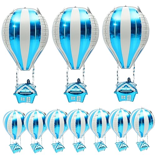 PartyKindom 10 Stück Teiliges Aluminium Folienballons Luftballon Form für Jungen Geburtstagsfeiern Dekoration für Kinderpartys Shower und Festlichkeiten Blau PartyKindom 10 Stück Teiliges Aluminium Folienballons Luftballon Form für Jungen Geburtstagsfeiern Dekoration für Kinderpartys Shower und Festlichkeiten Blau von PartyKindom