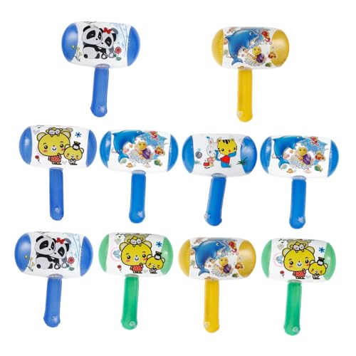 PartyKindom 10 Stück Teiliges Aufblasbares Hammer mit Glockenton Bunte Kinderhämmer Leichtes Kreatives Quietschspielzeug für Jungen und Mädchen für Partys und Outdoor Spaß Zufällige Farbe PartyKindom 10 Stück Teiliges Aufblasbares Hammer mit Glockenton Bunte Kinderhämmer Leichtes Kreatives Quietschspielzeug für Jungen und Mädchen für Partys und Outdoor Spaß Zufällige Farbe von PartyKindom