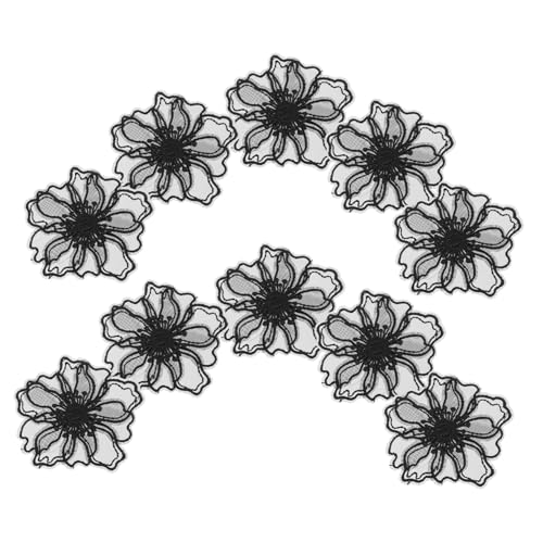 PartyKindom 10 Stück Teiliges Bestickte Bunte Spitzenblumen Aufbügel patches für Kleidung Langlebig Farbecht zum Dekorieren und Reparieren von Jeans Hemden und Mehr PartyKindom 10 Stück Teiliges Bestickte Bunte Spitzenblumen Aufbügel patches für Kleidung Langlebig Farbecht zum Dekorieren und Reparieren von Jeans Hemden und Mehr von PartyKindom