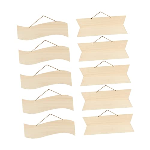 PartyKindom 10 Stück Teiliges Blanke Unbemalte Holzschilder mit Seil zum Aufhängen Glatte Oberfläche DIY Holztafel für Bastelprojekte Dekorative Holzplaketten für Heim und Feiertagsdekoration PartyKindom 10 Stück Teiliges Blanke Unbemalte Holzschilder mit Seil zum Aufhängen Glatte Oberfläche DIY Holztafel für Bastelprojekte Dekorative Holzplaketten für Heim und Feiertagsdekoration von PartyKindom