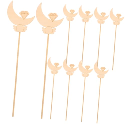 PartyKindom 10 Stück Teiliges DIY Zauberstab für Junge Mädchen Unvollendete Holz Zauberstäbe zum Bemalen Bastelmaterial für Geburtstagsfeiern und Rollenspiele Fördert Hand Auge Koordination PartyKindom 10 Stück Teiliges DIY Zauberstab für Junge Mädchen Unvollendete Holz Zauberstäbe zum Bemalen Bastelmaterial für Geburtstagsfeiern und Rollenspiele Fördert Hand Auge Koordination von PartyKindom