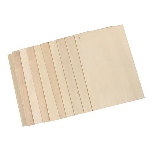 PartyKindom 10 Stück Teiliges Dünne Balsaholzplatten Unbehandelte Holzplatten für DIY Bastelprojekte Bemalbare Naturfarbene Holzscheiben für Brandmalerei und Kreative Handarbeit PartyKindom 10 Stück Teiliges Dünne Balsaholzplatten Unbehandelte Holzplatten für DIY Bastelprojekte Bemalbare Naturfarbene Holzscheiben für Brandmalerei und Kreative Handarbeit von PartyKindom