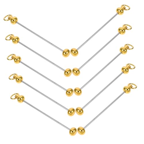 PartyKindom 10 Stück Teiliges Metall Schlüsselanhänger Streifen zum Basteln Robuste Gliederkette für DIY Perlen Schmuckanhänger Vielseitige Anhänger Zubehör für Individuelle Schlüsselanhänger PartyKindom 10 Stück Teiliges Metall Schlüsselanhänger Streifen zum Basteln Robuste Gliederkette für DIY Perlen Schmuckanhänger Vielseitige Anhänger Zubehör für Individuelle Schlüsselanhänger von PartyKindom