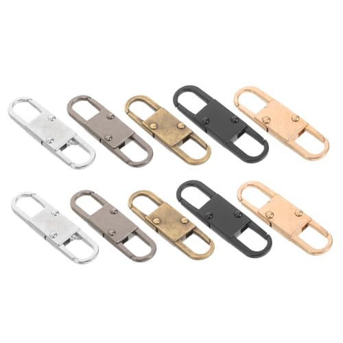 PartyKindom 10 Stück Teiliges Reißverschluss Anhänger Langlebige Ersatz Zipper Puller in Schwarz Gold Bronze Silber Installieren für DIY Kleidung Taschen und Reparaturen PartyKindom 10 Stück Teiliges Reißverschluss Anhänger Langlebige Ersatz Zipper Puller in Schwarz Gold Bronze Silber Installieren für DIY Kleidung Taschen und Reparaturen von PartyKindom