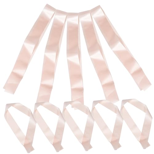 PartyKindom 10 Stück Teiliges Satin schärpen in Champagner DIY Blanko schärpen für Junggesellinnenabschied und Brautparty Langlebig Einfarbig Individuell Gestaltbar Vielseitig Einsetzbar PartyKindom 10 Stück Teiliges Satin schärpen in Champagner DIY Blanko schärpen für Junggesellinnenabschied und Brautparty Langlebig Einfarbig Individuell Gestaltbar Vielseitig Einsetzbar von PartyKindom