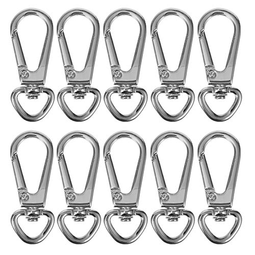 PartyKindom 10 Stück Teiliges Schlüsselanhänger Snap Hook Vielseitiger Karabinerhaken Metall für DIY Projekte Langlebig und Rostbeständig für Taschenaccessoires PartyKindom 10 Stück Teiliges Schlüsselanhänger Snap Hook Vielseitiger Karabinerhaken Metall für DIY Projekte Langlebig und Rostbeständig für Taschenaccessoires von PartyKindom
