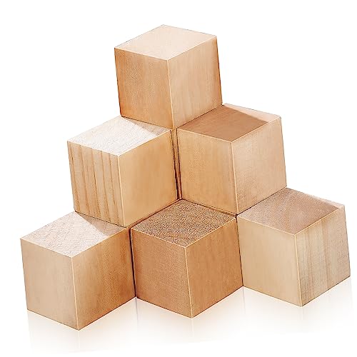 PartyKindom 10 Stück Unbehandelte Quadratische Holzblöcke Kiefernholz zum Basteln DIY Puzzle Handarbeit Kinderfreundlich Glatte Oberfläche PartyKindom 10 Stück Unbehandelte Quadratische Holzblöcke Kiefernholz zum Basteln DIY Puzzle Handarbeit Kinderfreundlich Glatte Oberfläche von PartyKindom