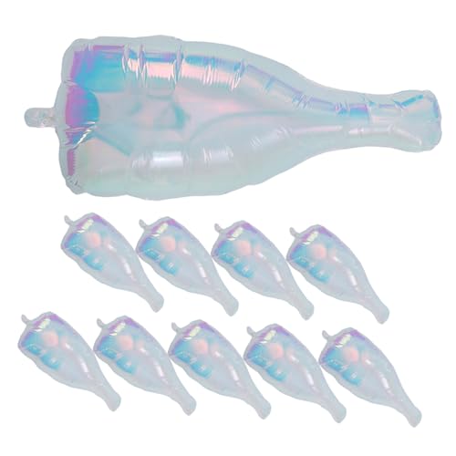 PartyKindom 10 Stück Weinflasche Alles Zum Jubiläumsballons Aufblasbare Flasche Geburtstagsballons Für Mädchen Valentinstag-schlauchboote Als Außendekoration Flaschenballon Aluminiumfolie PartyKindom 10 Stück Weinflasche Alles Zum Jubiläumsballons Aufblasbare Flasche Geburtstagsballons Für Mädchen Valentinstag-schlauchboote Als Außendekoration Flaschenballon Aluminiumfolie von PartyKindom