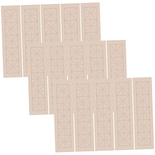 PartyKindom 100 Blatt Kalligraphie Papier für Chinesische Handschriftliches Übungsblatt Leicht und Tragbar für Pinsel Aquarell und von PartyKindom