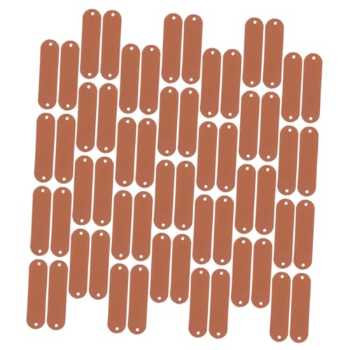 PartyKindom 100 Stück Blanko Lederetiketten zum Aufnähen Synthetische Lederlabels für DIY Kleidung Hüte Taschen Handgemachte Accessoires Zwei Vielseitig Einsetzbar für Bastelprojekte PartyKindom 100 Stück Blanko Lederetiketten zum Aufnähen Synthetische Lederlabels für DIY Kleidung Hüte Taschen Handgemachte Accessoires Zwei Vielseitig Einsetzbar für Bastelprojekte von PartyKindom