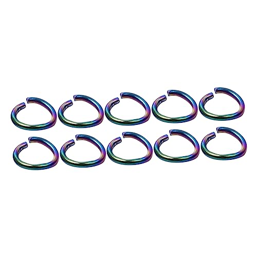 PartyKindom 100 Stück Farbige O Ringe DIY Schmuckherstellung Verbindungsringe für Armbänder und Handarbeiten PartyKindom 100 Stück Farbige O Ringe DIY Schmuckherstellung Verbindungsringe für Armbänder und Handarbeiten von PartyKindom