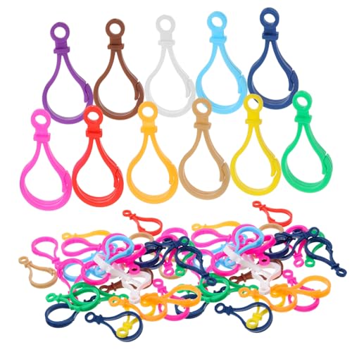 PartyKindom 100 Stück Glühbirne Schnalle Karabinerverschlüsse schnappen Haken bastel materialien bastelbedarf handmade schmuck schmuckherstellung Hummerschere Schlüsselkette Plastik Colorful PartyKindom 100 Stück Glühbirne Schnalle Karabinerverschlüsse schnappen Haken bastel materialien bastelbedarf handmade schmuck schmuckherstellung Hummerschere Schlüsselkette Plastik Colorful von PartyKindom