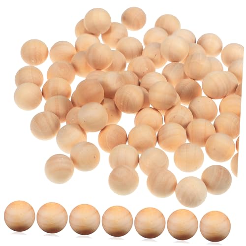 PartyKindom 100 Stück Holzperlen Rund ohne Bohrung Naturbelassene Holzkugeln für Basteln DIY Handwerk Glatte Oberfläche Vielseitig Einsetzbar für Schmuck und Dekoration PartyKindom 100 Stück Holzperlen Rund ohne Bohrung Naturbelassene Holzkugeln für Basteln DIY Handwerk Glatte Oberfläche Vielseitig Einsetzbar für Schmuck und Dekoration von PartyKindom