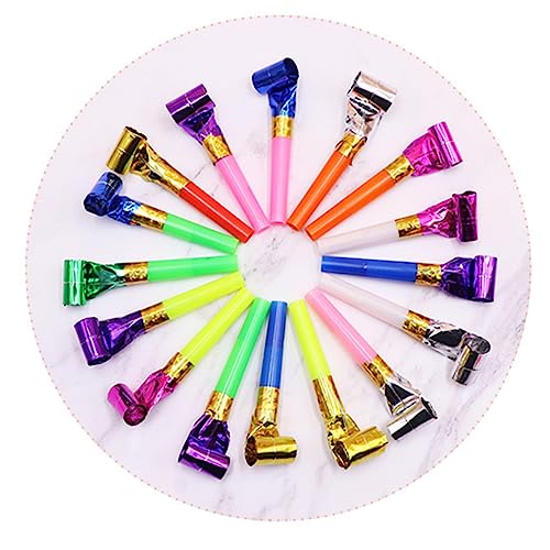 PartyKindom 100 Stück Kinderpfeifen Partytröte Bunte Trillerpfeifen Langnasenpfeifen für Geburtstagsfeiern und Festlichkeiten Geeignet für Partyspaß Zufällige Farbe Zufällige Farbe PartyKindom 100 Stück Kinderpfeifen Partytröte Bunte Trillerpfeifen Langnasenpfeifen für Geburtstagsfeiern und Festlichkeiten Geeignet für Partyspaß Zufällige Farbe Zufällige Farbe von PartyKindom