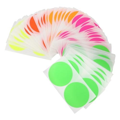PartyKindom 100 Stück Klebeetiketten Praktische Selbstklebende Dot Sticker für Geschenke Notizen Langlebige Aufkleber zum Markieren und Dekorieren Einfach zu Verwenden PartyKindom 100 Stück Klebeetiketten Praktische Selbstklebende Dot Sticker für Geschenke Notizen Langlebige Aufkleber zum Markieren und Dekorieren Einfach zu Verwenden von PartyKindom